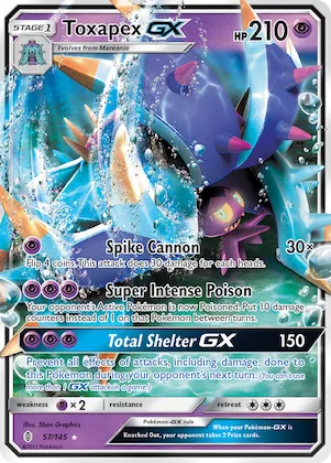 Toxapex-GX #57 – Guardians Rising