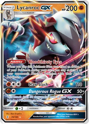 Lycanroc-GX #74 – Guardians Rising