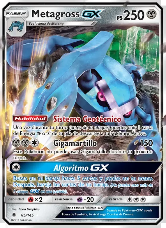 Metagross GX 85 – Albor de Guadianes