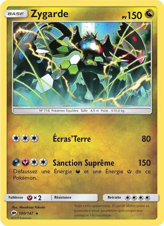 Zygarde 100 – Ombres Ardentes
