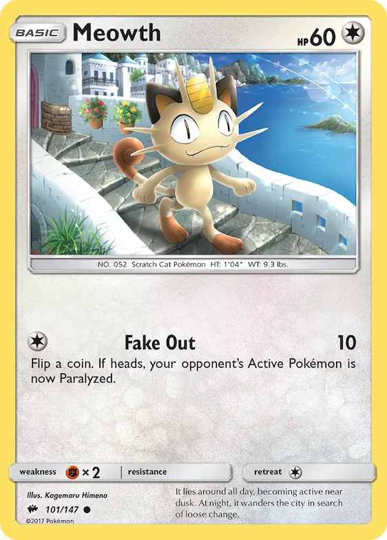 Meowth 101 – Sombras Ardentes