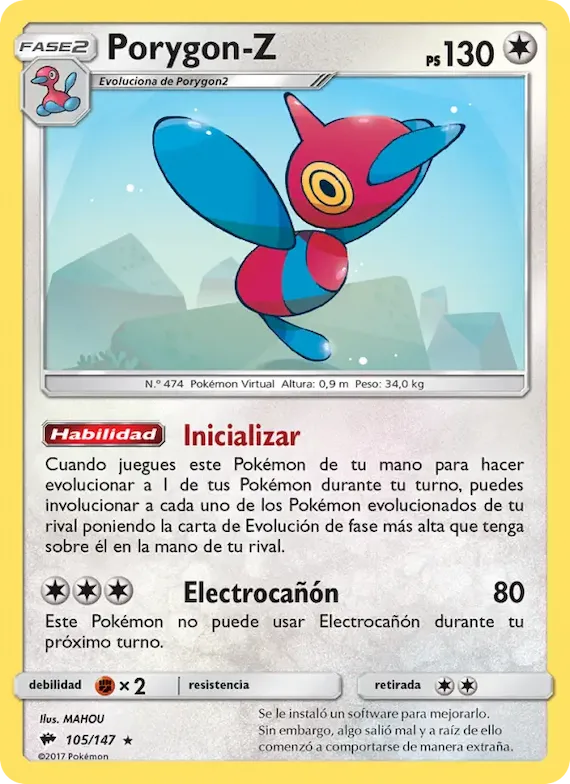 Porygon-Z 105 – Sombras Ardientes