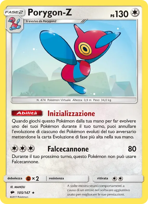 Porygon-Z 105 – Ombre Infuocate