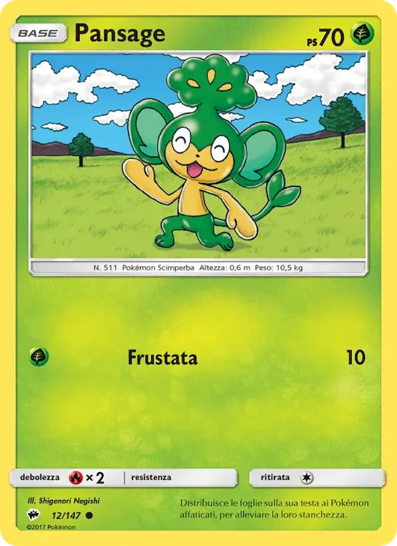 Pansage 12 – Ombre Infuocate