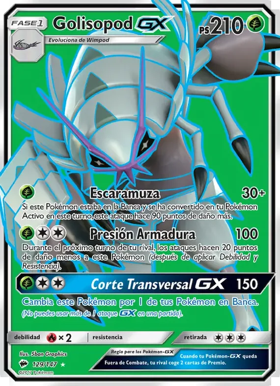Golisopod GX 129 – Sombras Ardientes
