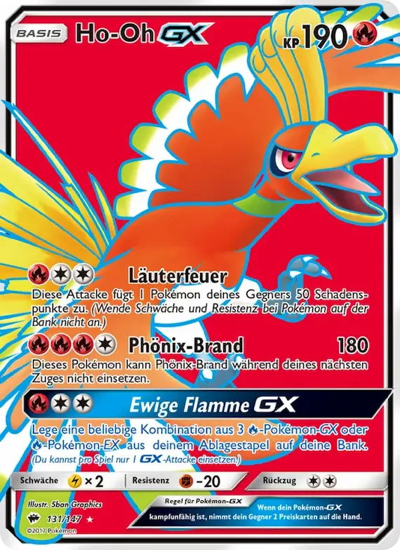Ho-Oh GX 131 – Nacht in Flammen