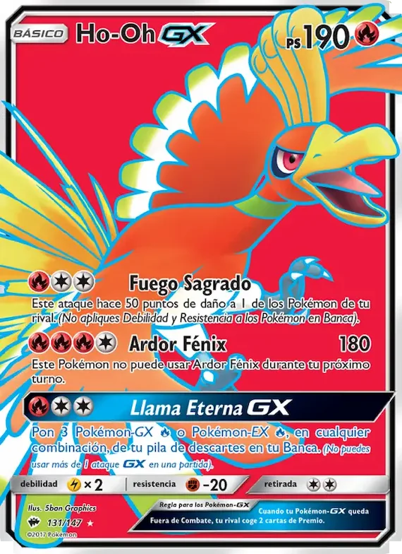 Ho-Oh GX 131 – Sombras Ardientes