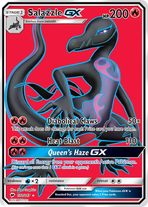 Salazzle-GX #132 – Burning Shadows