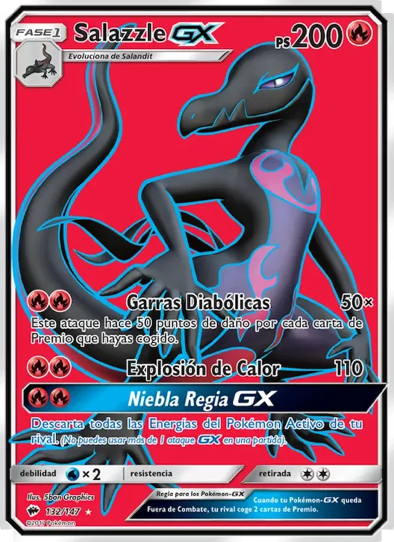 Salazzle GX 132 – Sombras Ardientes
