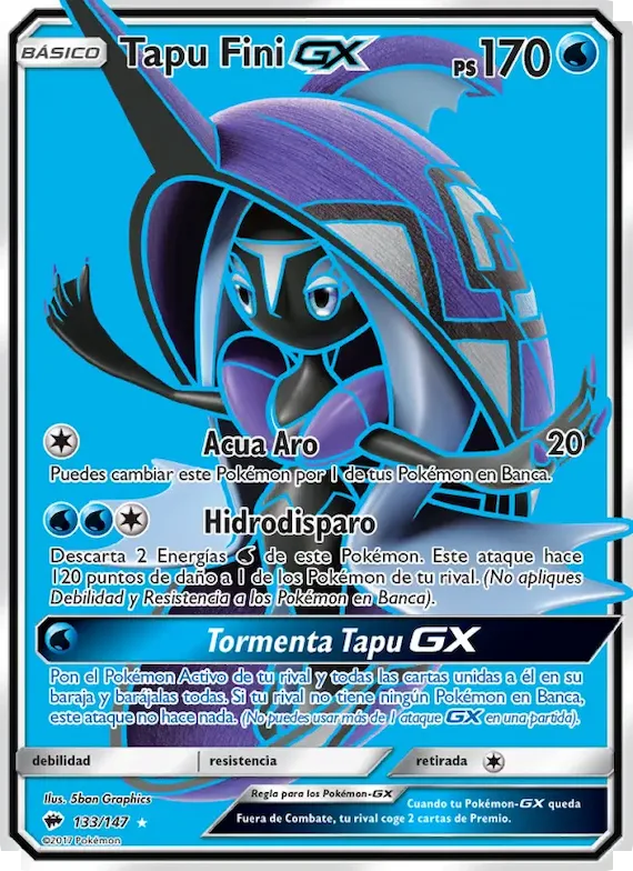 Tapu Fini GX 133 – Sombras Ardientes