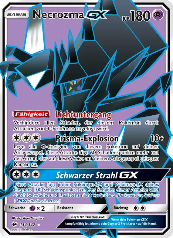 Necrozma GX 134 – Nacht in Flammen
