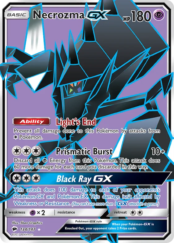 Necrozma-GX #134 – Burning Shadows