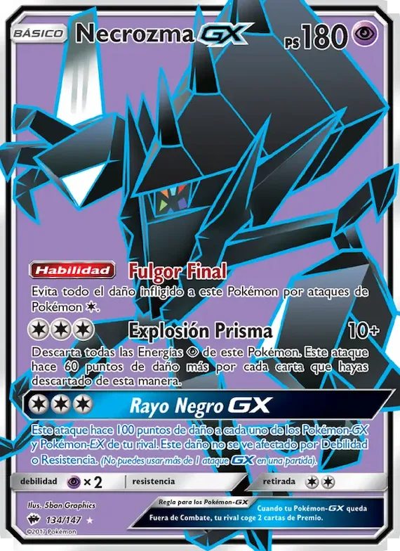 Necrozma GX 134 – Sombras Ardientes