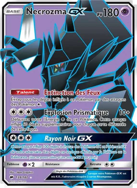 Necrozma GX 134 – Ombres Ardentes
