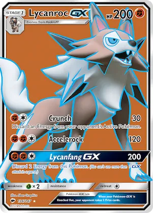 Lycanroc-GX #136 – Burning Shadows