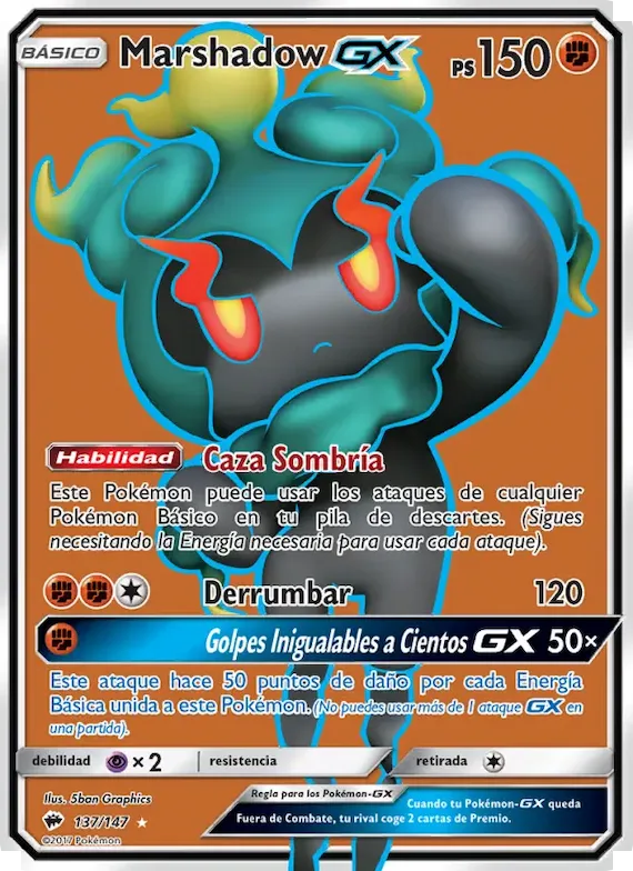 Marshadow GX 137 – Sombras Ardientes