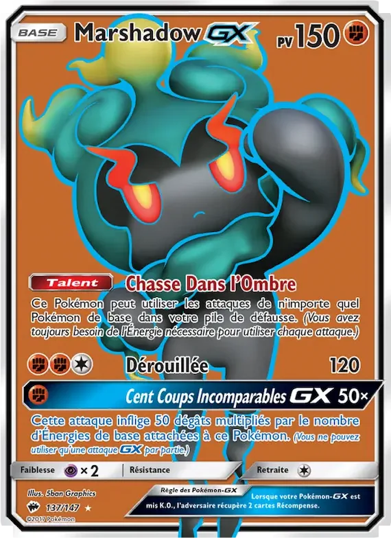 Marshadow GX 137 – Ombres Ardentes