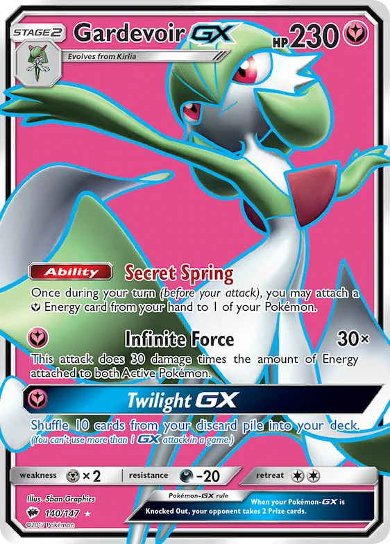 Gardevoir-GX #140 – Burning Shadows