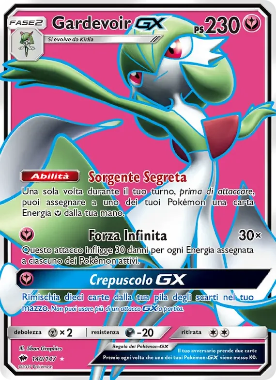 Gardevoir GX 140 – Ombre Infuocate