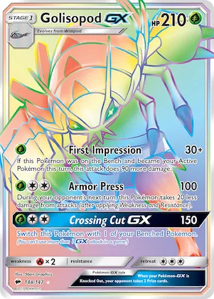 Golisopod-GX #148 – Burning Shadows