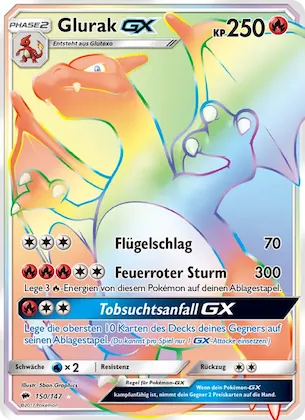 Glurak GX 150 – Nacht in Flammen