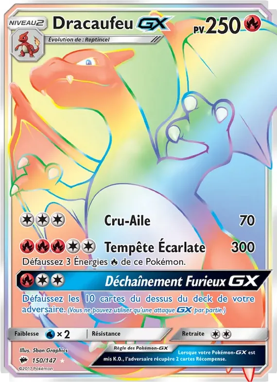 Dracaufeu GX 150 – Ombres Ardentes