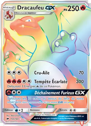 Dracaufeu GX 150 – Ombres Ardentes