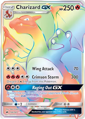 Charizard-GX #150 – Burning Shadows