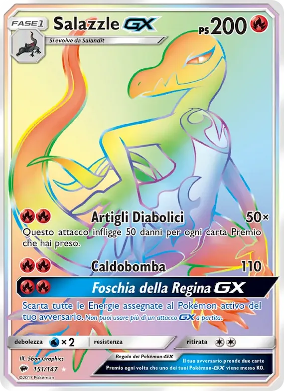 Salazzle GX 151 – Ombre Infuocate