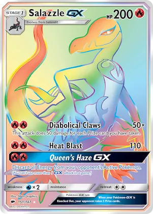 Salazzle-GX #151 – Burning Shadows