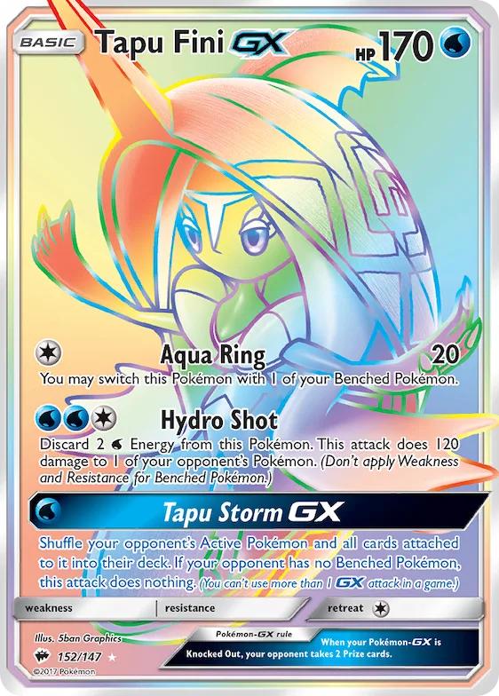 Tapu Fini-GX #152 – Burning Shadows