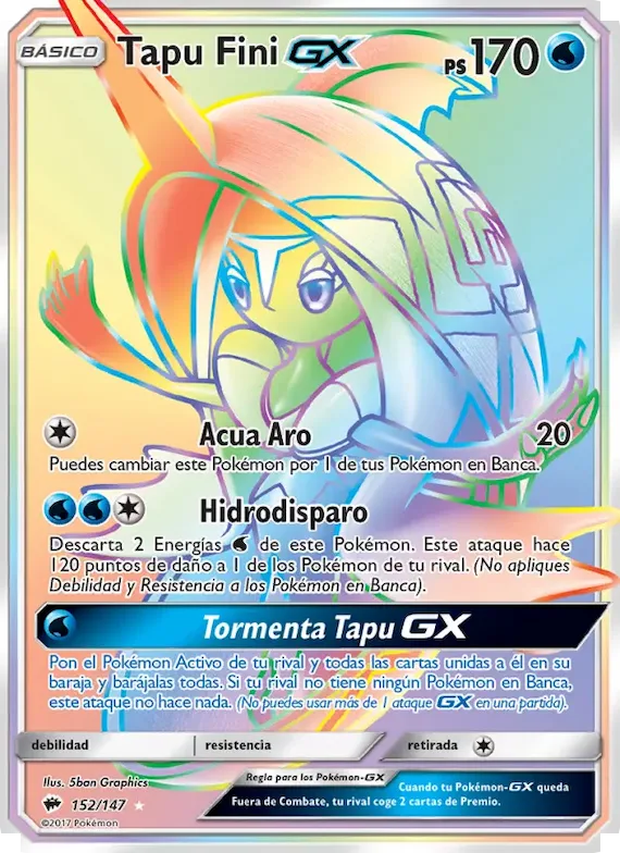 Tapu Fini GX 152 – Sombras Ardientes