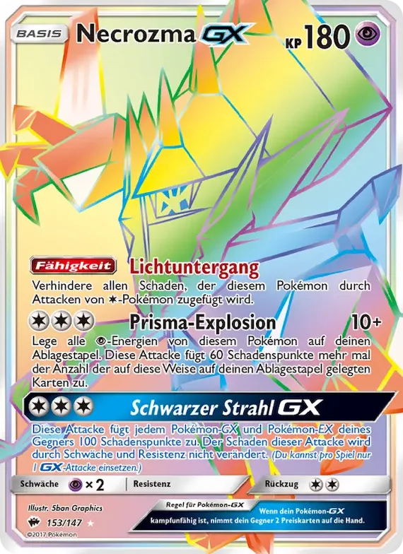 Necrozma GX 153 – Nacht in Flammen