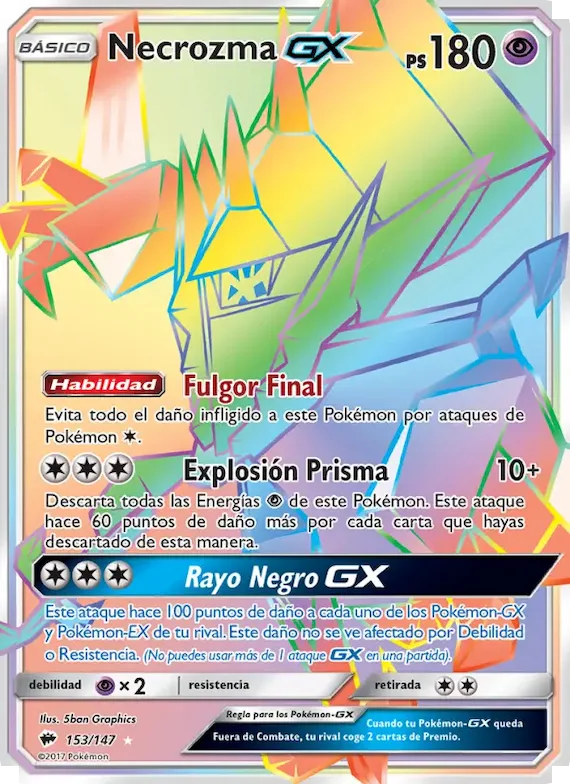 Necrozma GX 153 – Sombras Ardientes
