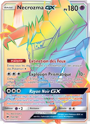 Necrozma GX n° 153 – Ombres Ardentes