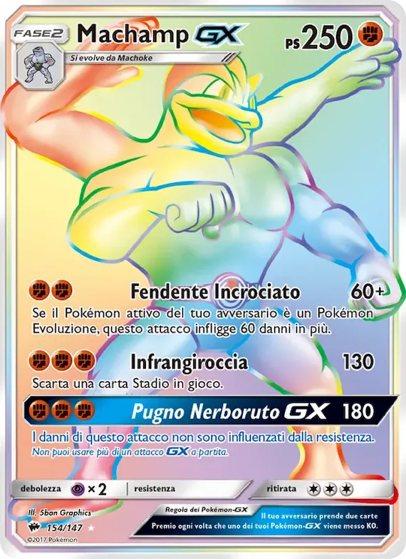 Machamp GX 154 – Ombre Infuocate
