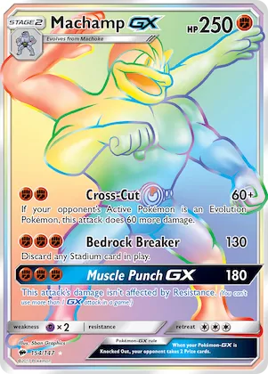 Machamp-GX #154 – Burning Shadows