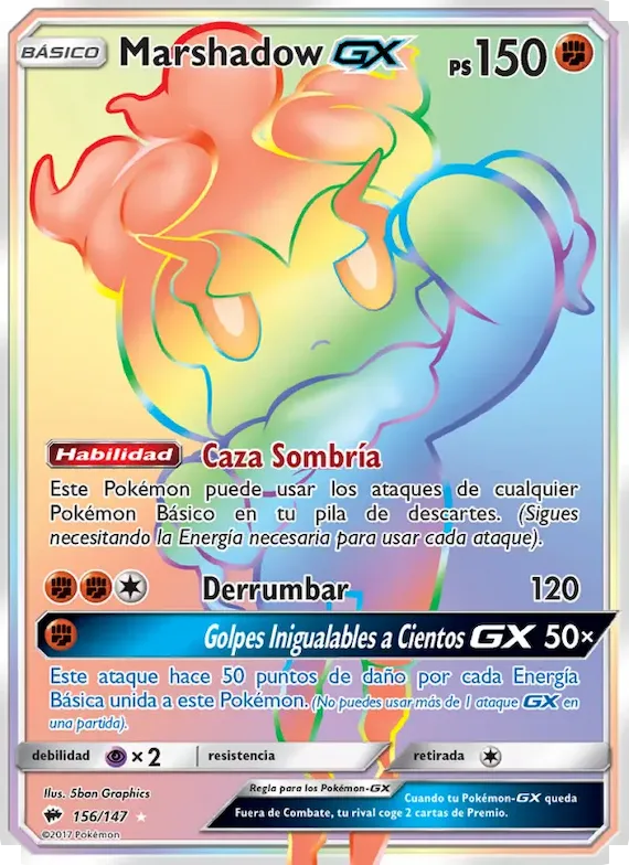 Marshadow GX 156 – Sombras Ardientes