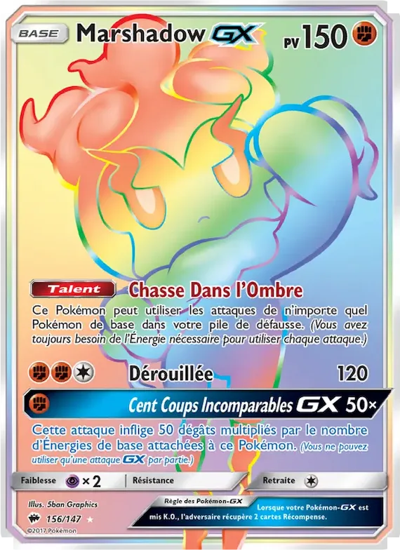Marshadow GX 156 – Ombres Ardentes