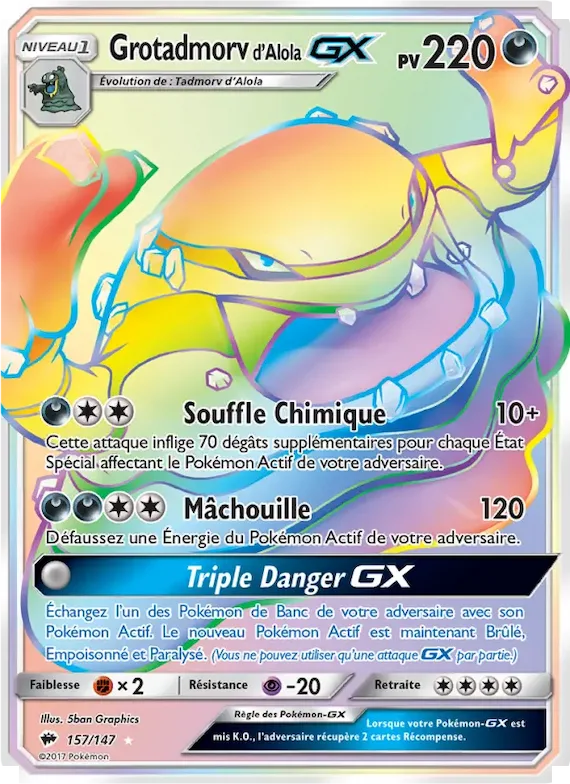 Grotadmorv d’Alola GX 157 – Ombres Ardentes