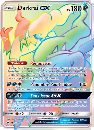 Darkrai GX 158 – Ombres Ardentes
