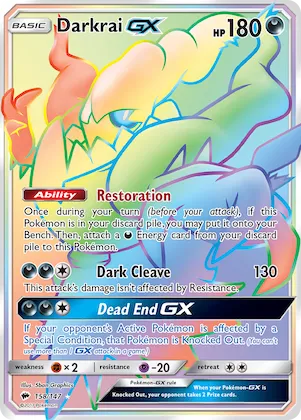 Darkrai-GX #158 – Burning Shadows