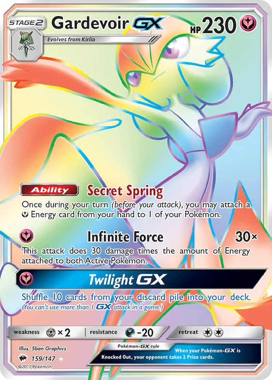 Gardevoir-GX #159 – Burning Shadows
