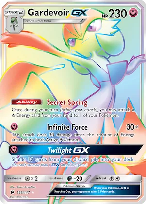 Gardevoir-GX #159 – Burning Shadows