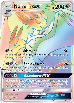 Noivern-GX #160 – Burning Shadows