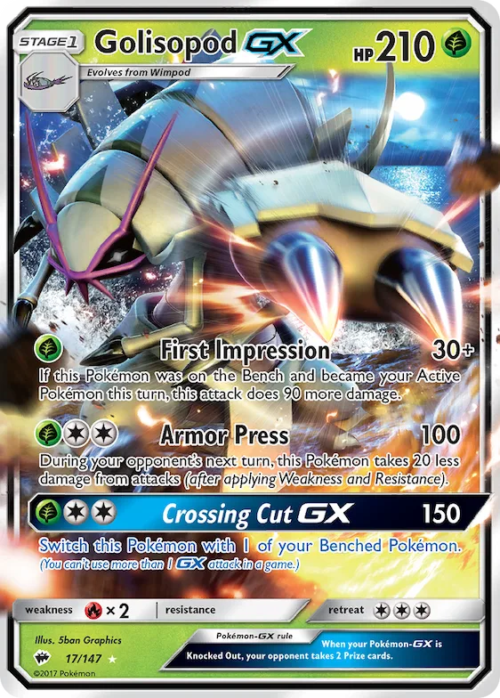 Golisopod-GX #17 – Burning Shadows