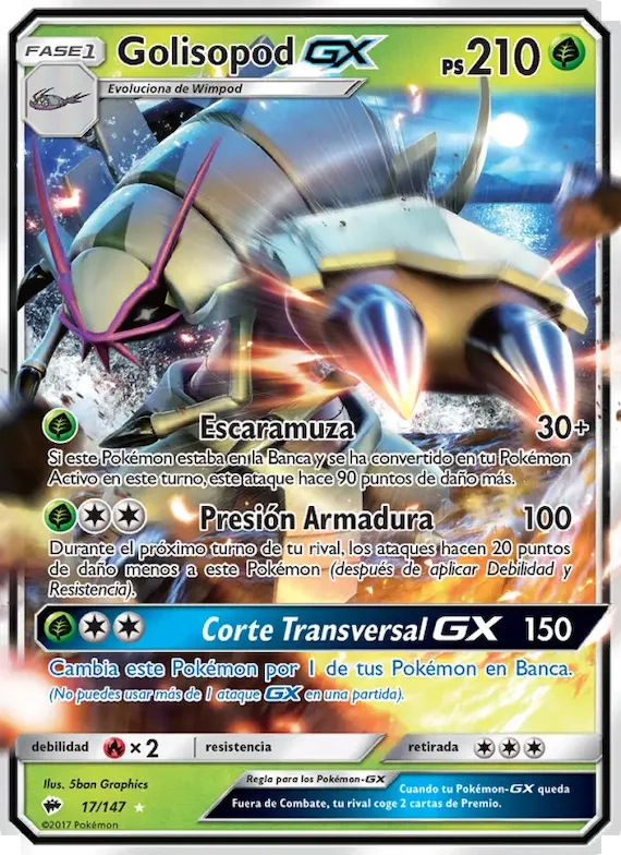 Golisopod GX 17 – Sombras Ardientes