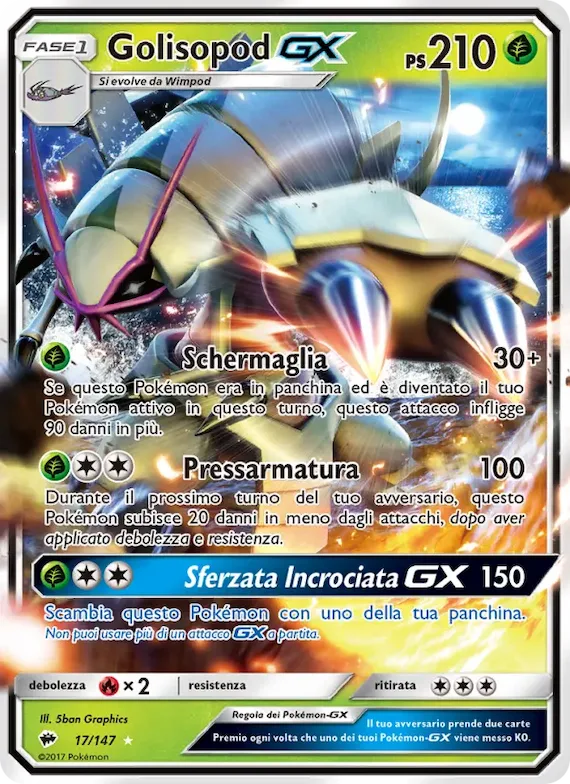 Golisopod GX 17 – Ombre Infuocate