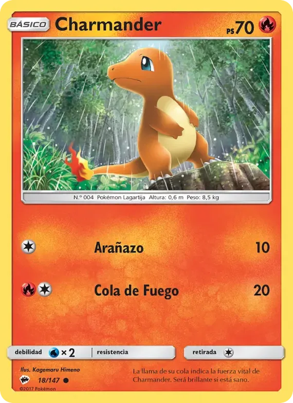Charmander 18 – Sombras Ardientes