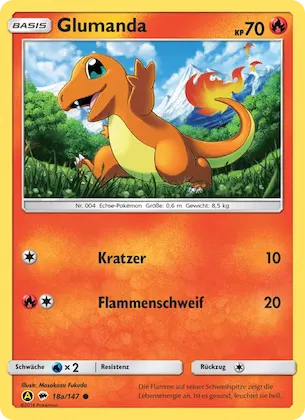 Charmander Nr. 18a – Burning Shadows